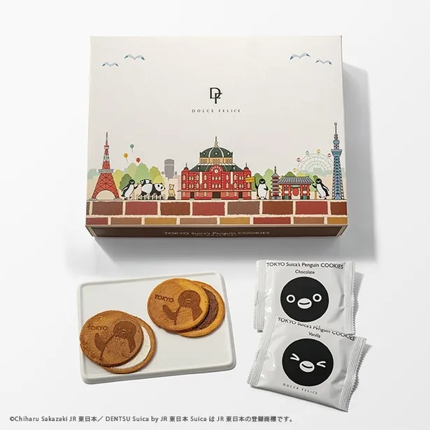 日本連線 DOLCE FELICE Suica企鵝奶油夾心餅