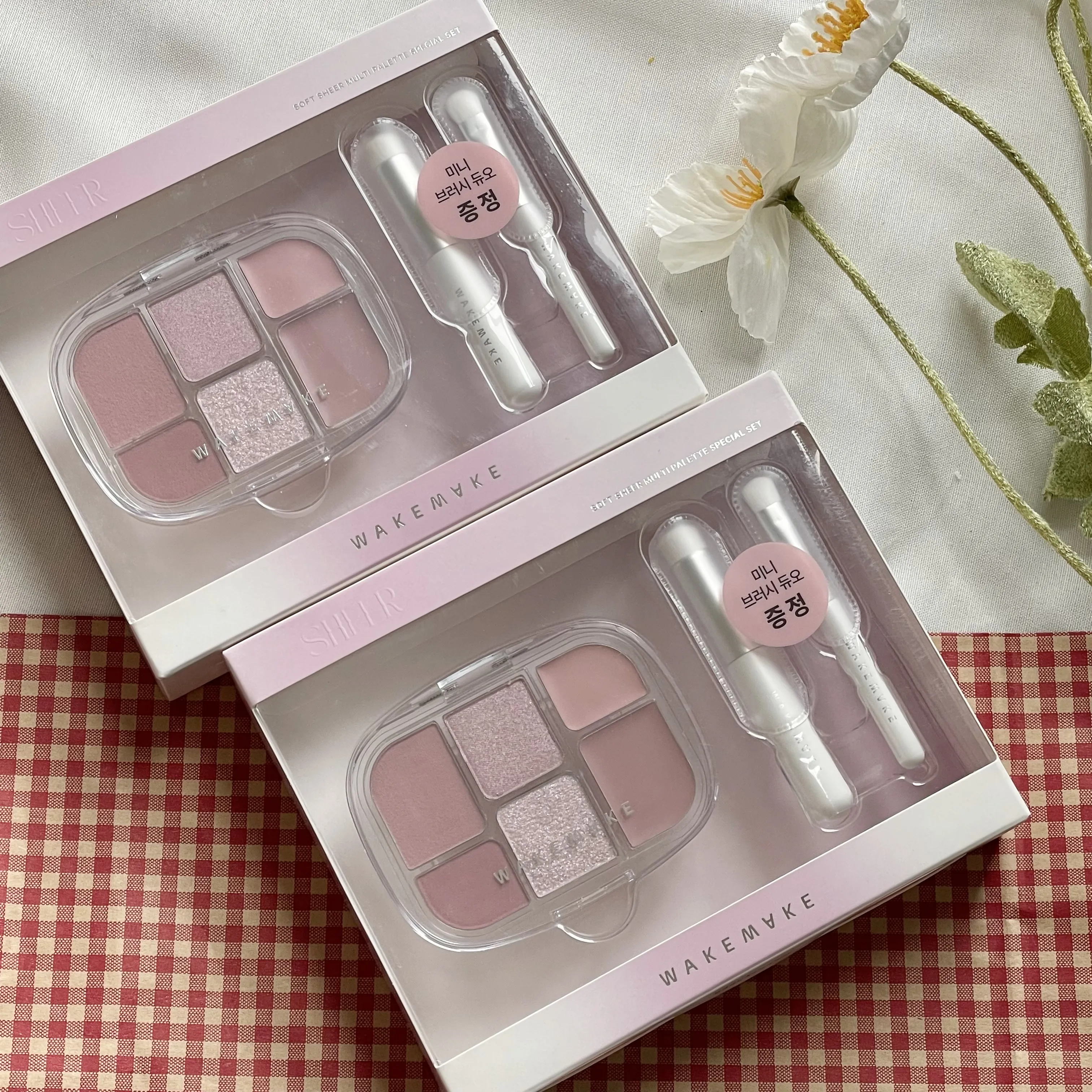 韓國 WAKEMAKE 六色多功能眼彩盤 #03