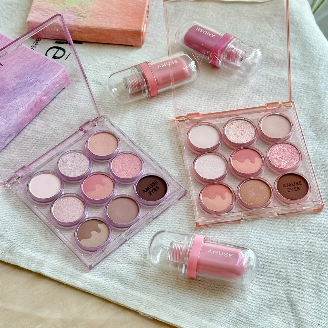 韓國 Amuse 九宮格糖果眼影盤
