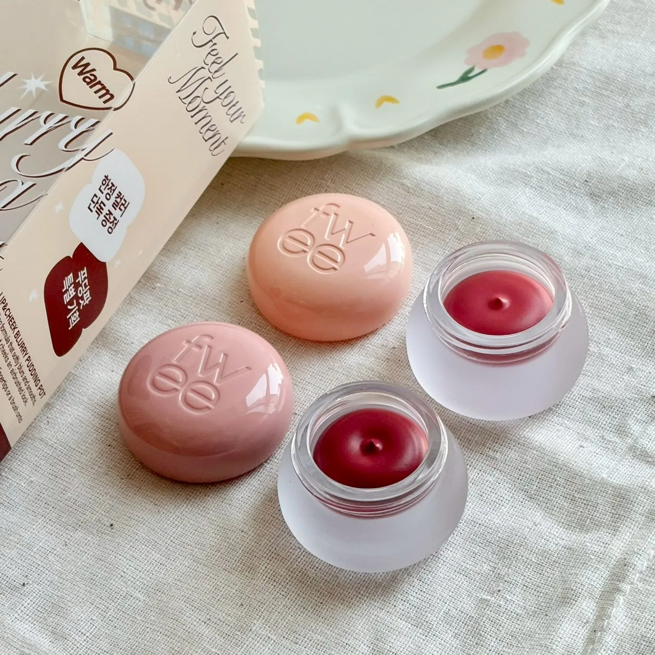 Fwee 布丁唇頰彩組合