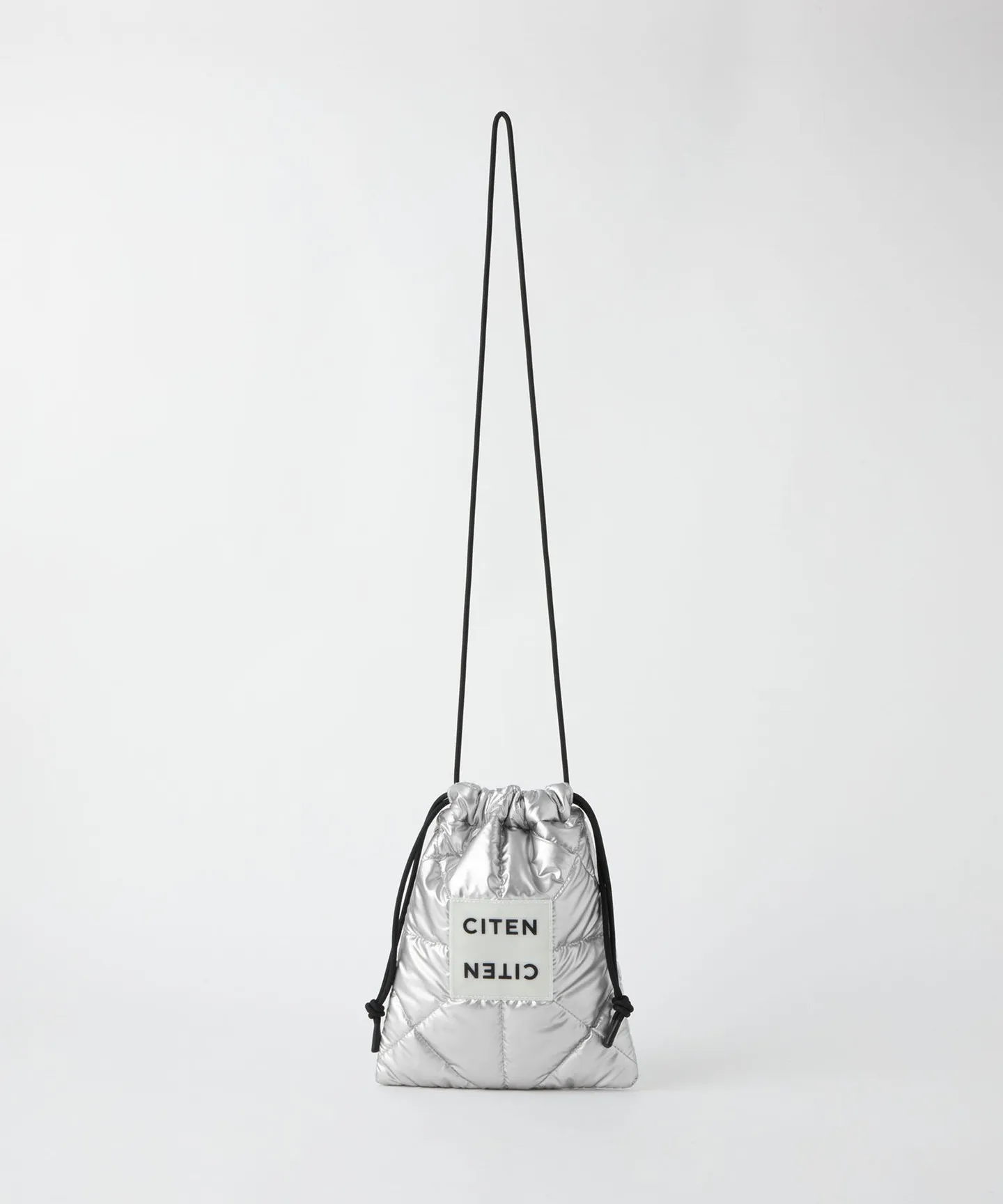 日本 CITEN 絎縫 束口肩背包