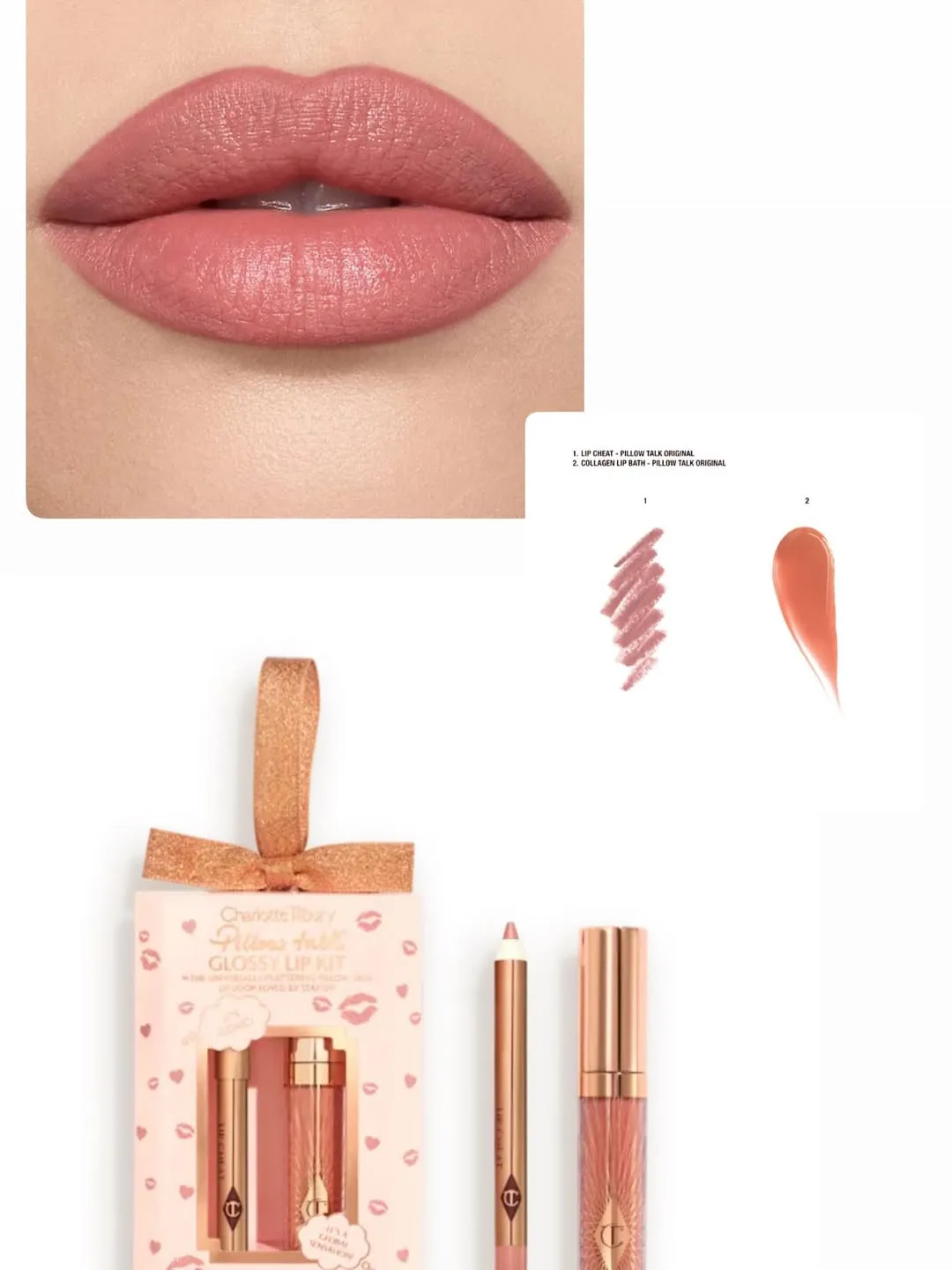 八折 Charlotte Tilbury 迷你唇蜜唇筆兩入組