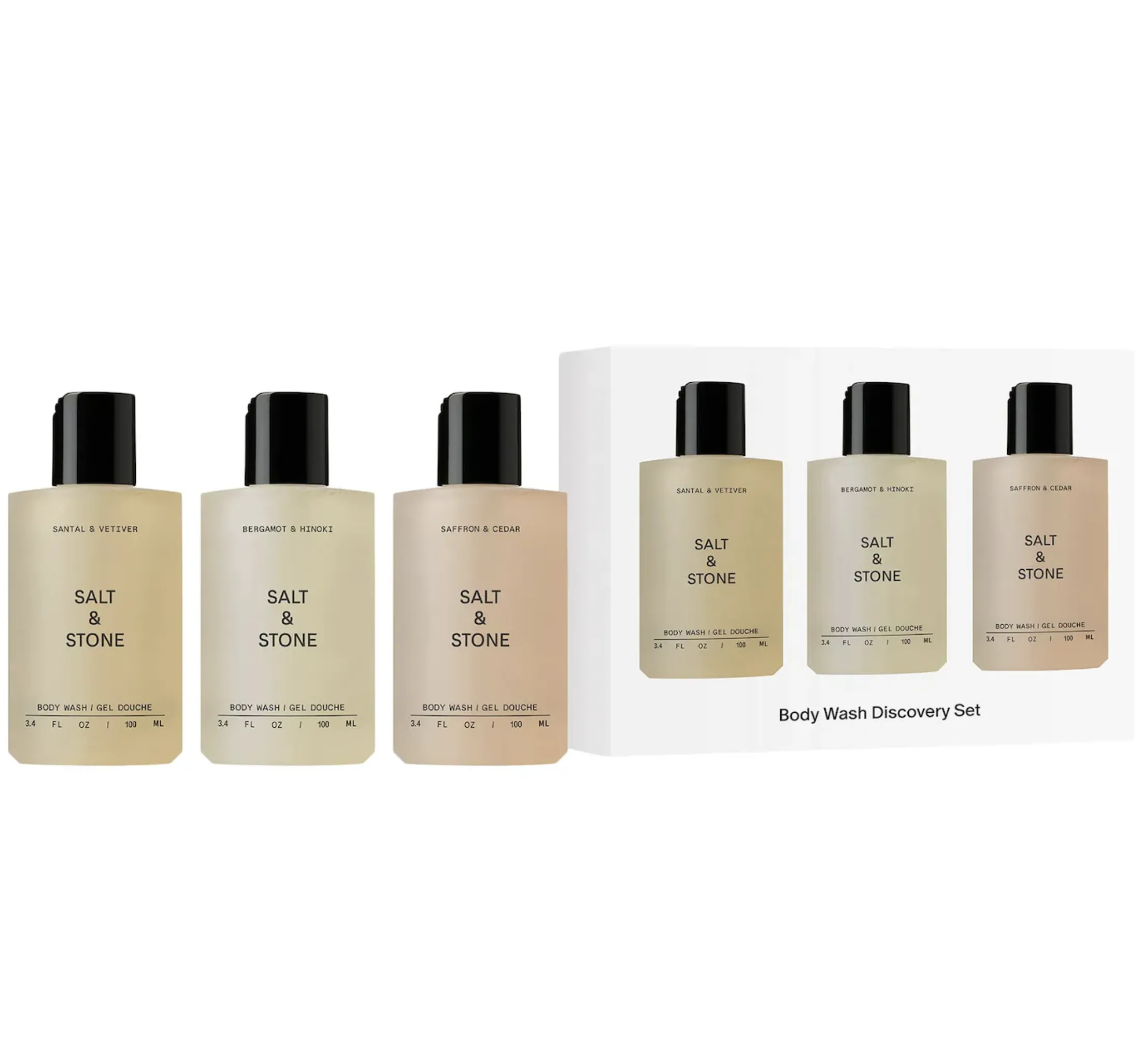 八折 Salt & Stone 迷你潔膚露三件組