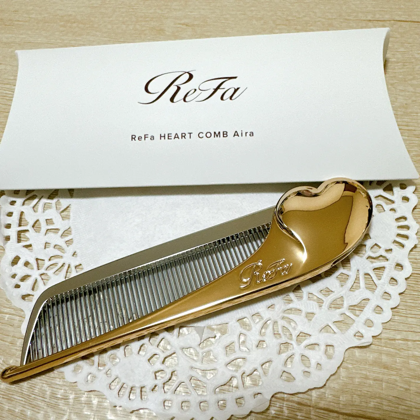 日本 Refa 愛心折疊梳