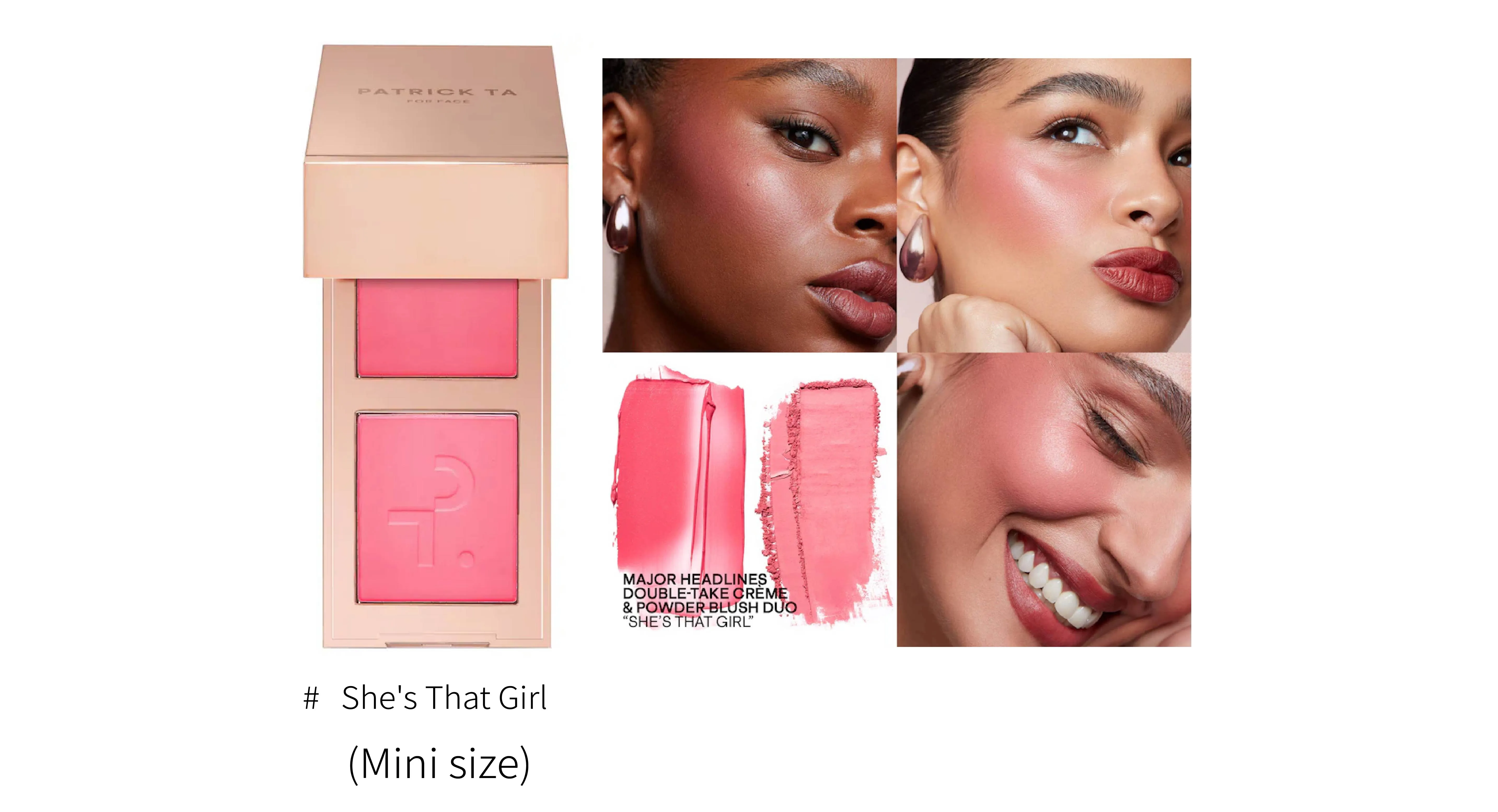 八折 PATRICK TA 雙色腮紅 