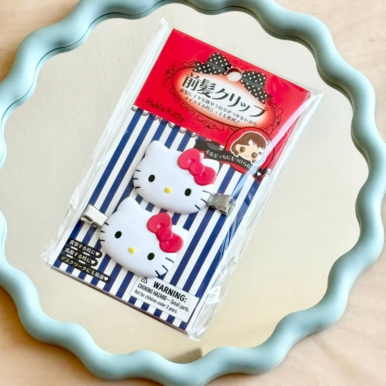 日本 Sanrio 三麗鷗無痕髮夾