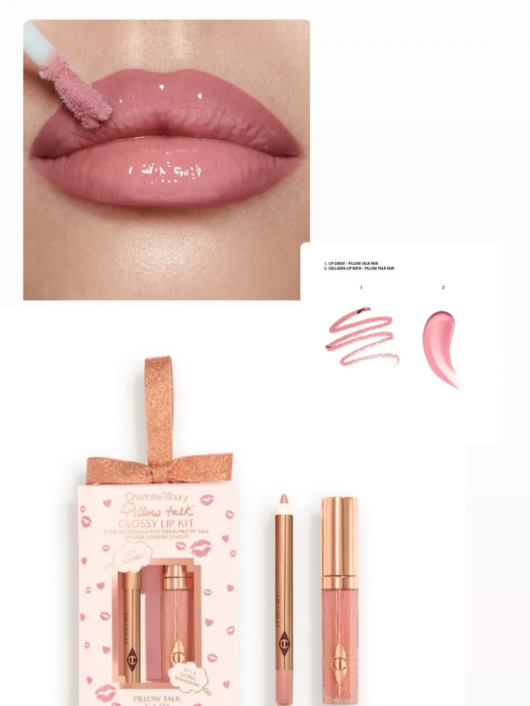 八折 Charlotte Tilbury 迷你唇蜜唇筆兩入組