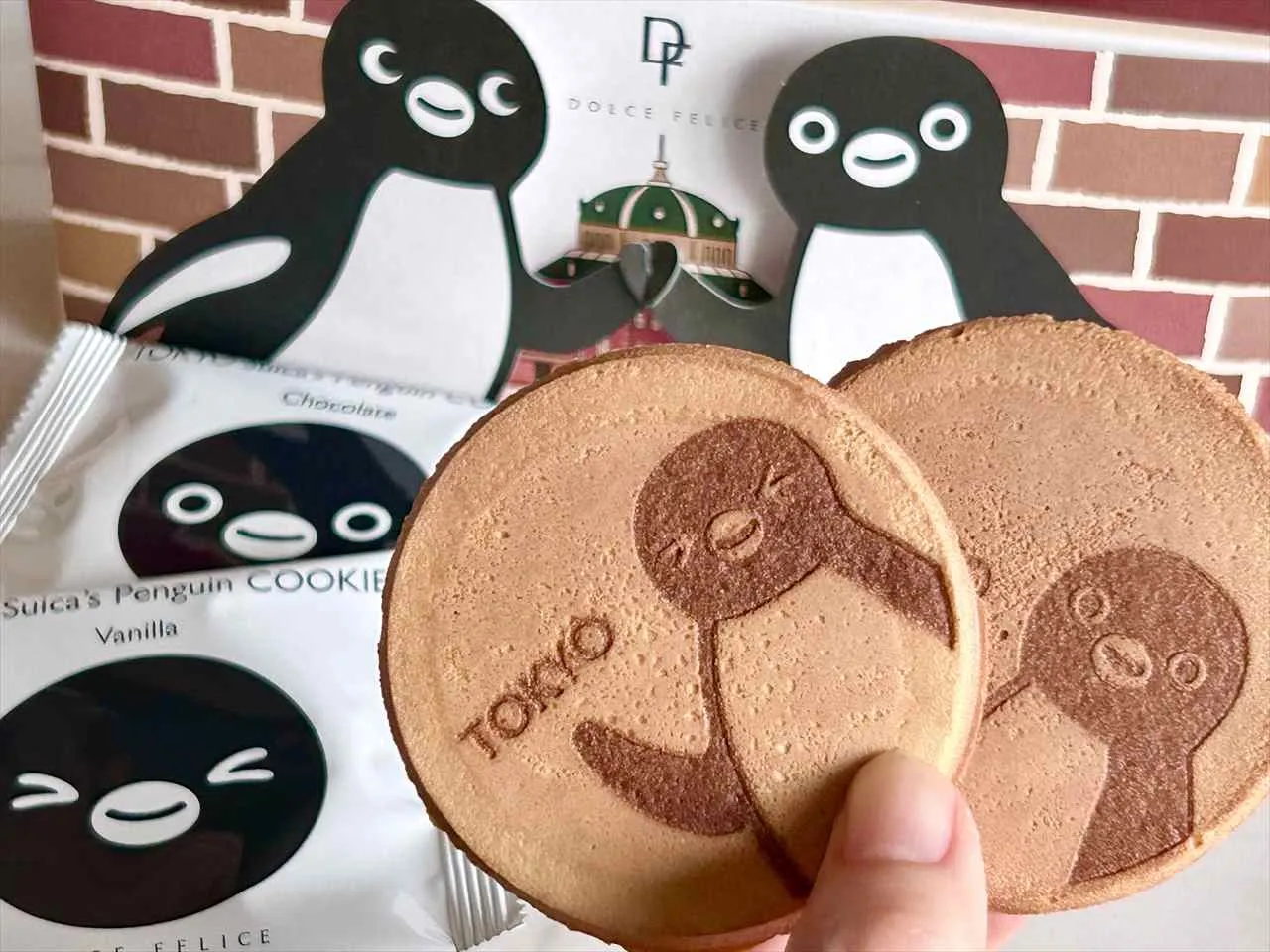 日本連線 DOLCE FELICE Suica企鵝奶油夾心餅