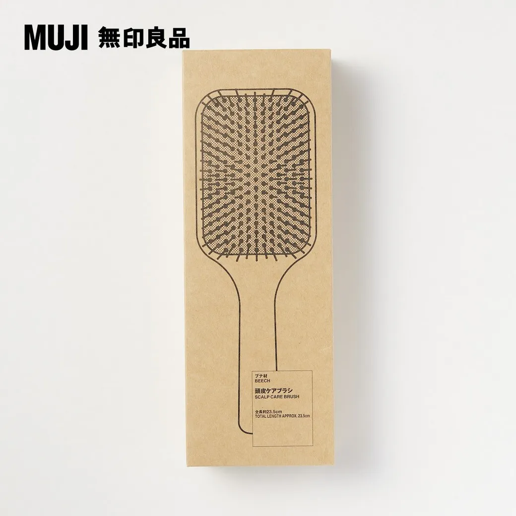 MUJI 無印良品 山毛櫸頭皮按摩梳