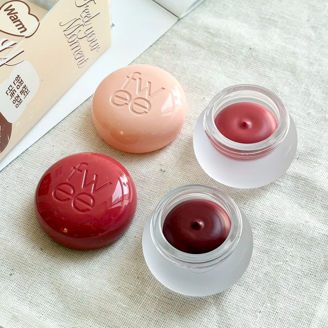 Fwee 布丁唇頰彩組合