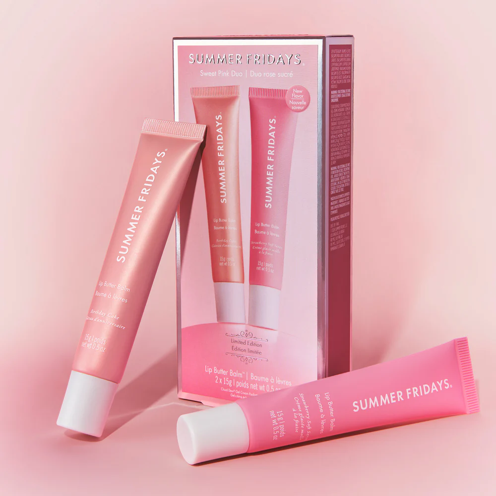 Summer Fridays 粉嫩潤唇膏組合