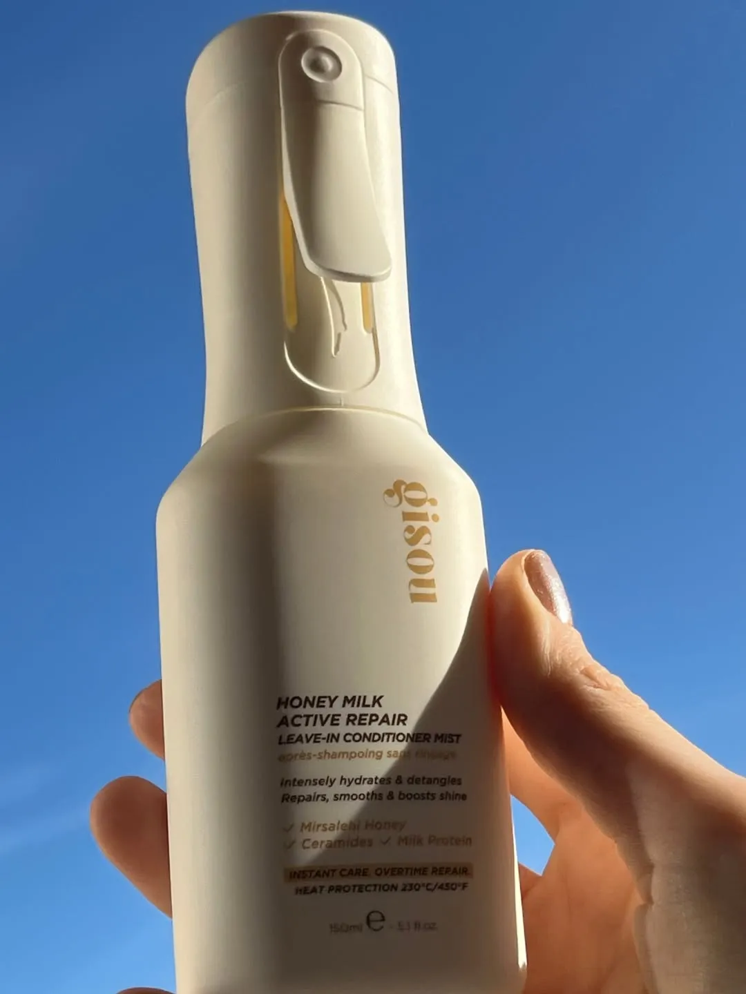 八折 Gisou 蜂蜜牛奶免沖洗護髮噴霧