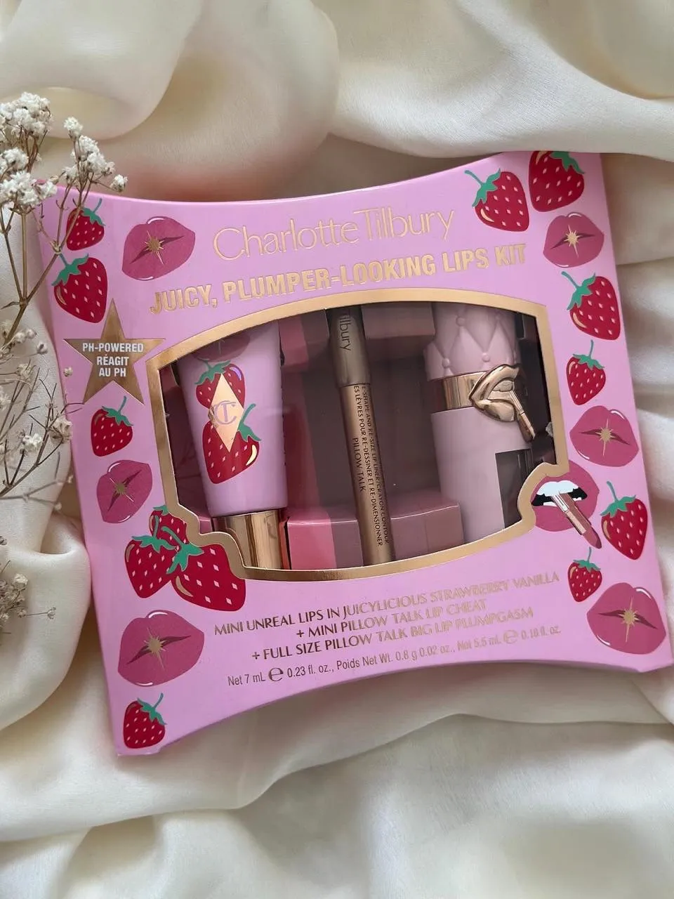 八折 Charlotte Tilbury 水潤豐盈唇彩組