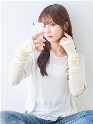 日本 tutuanna 防曬袖套 60cm