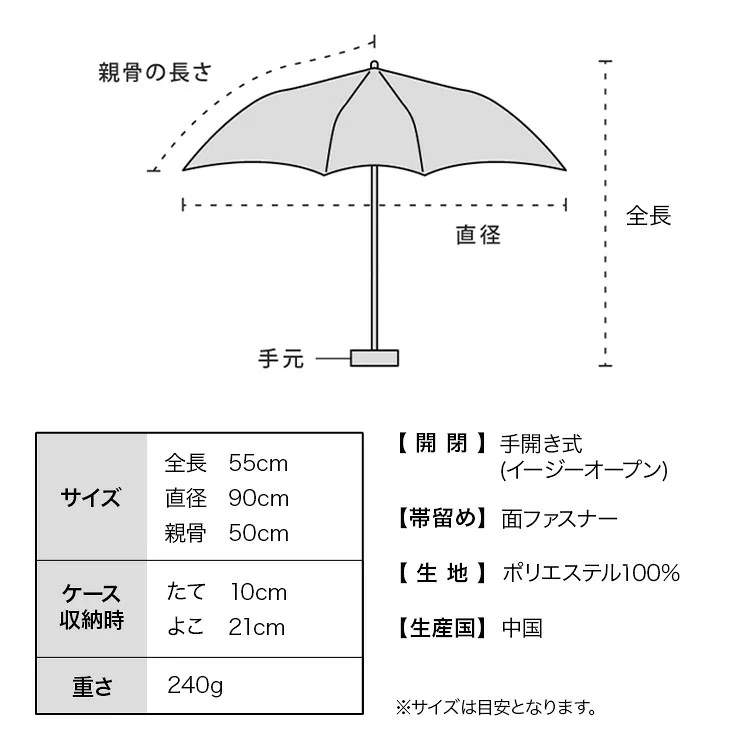 Wpc. x Sanrio三麗鷗 遮光輕便折疊傘