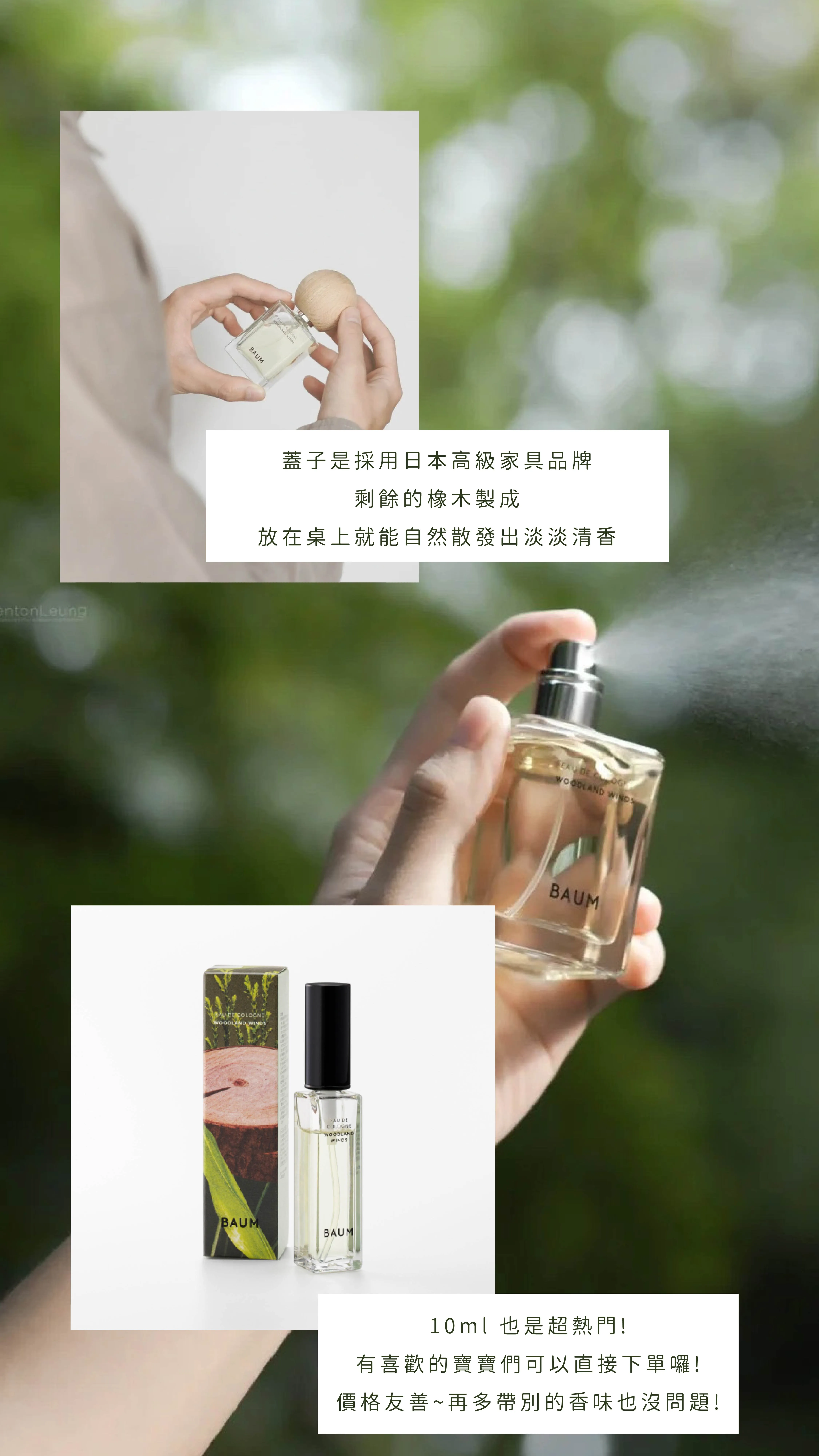 日本 BAUM 木質香水