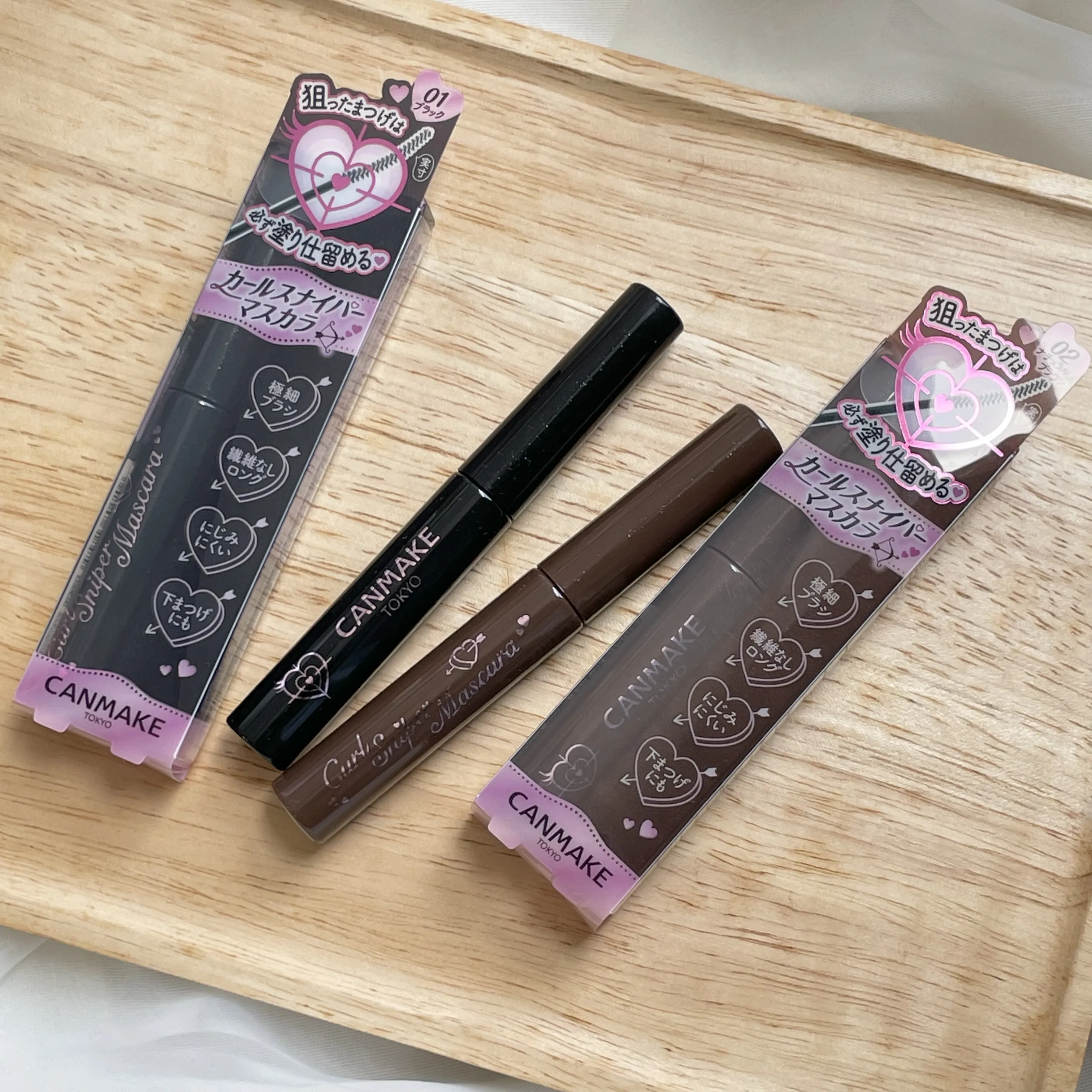 日本 Canmake 極細刷頭睫毛膏 