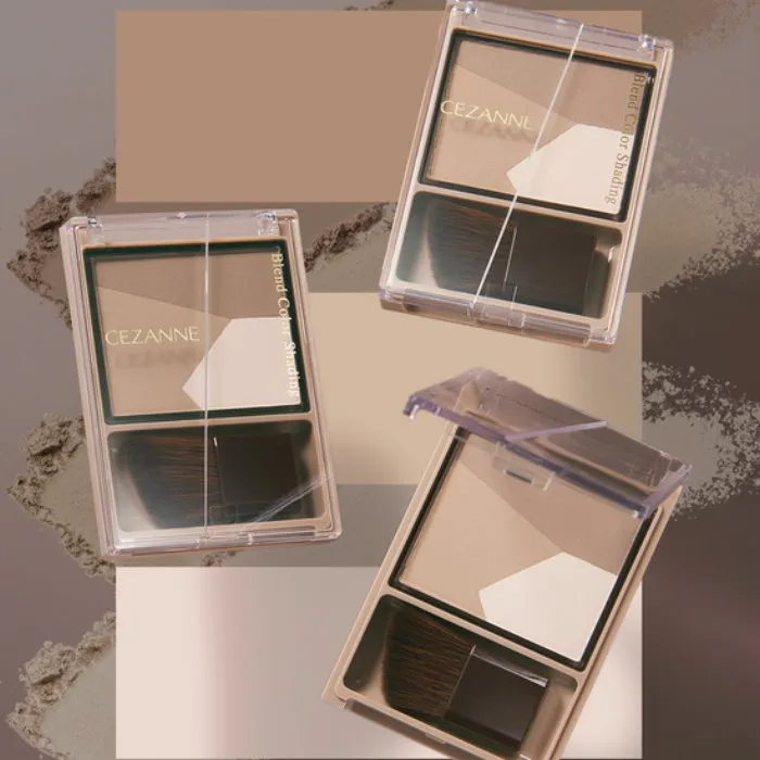 日本 CEZANNE 三色修容餅