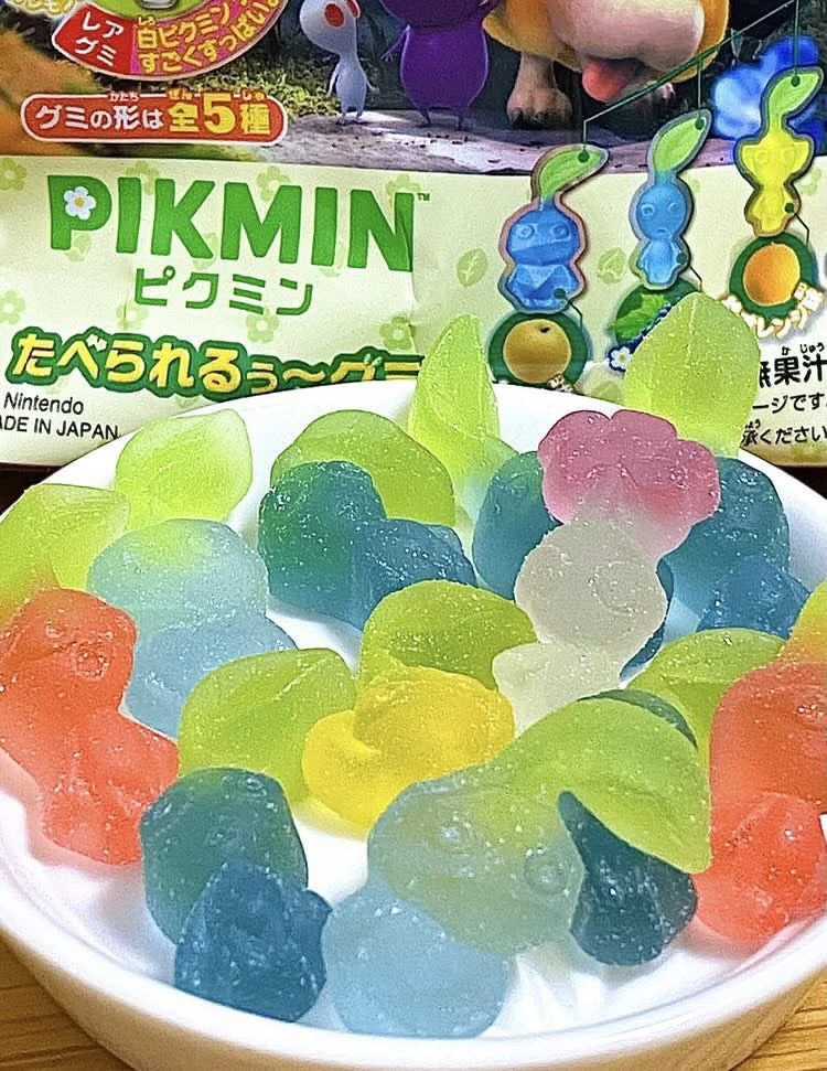 日本 皮克敏 人氣角色造型軟糖 4連包