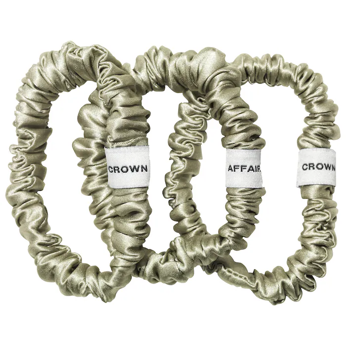 Crown Affair 真絲髮圈組 