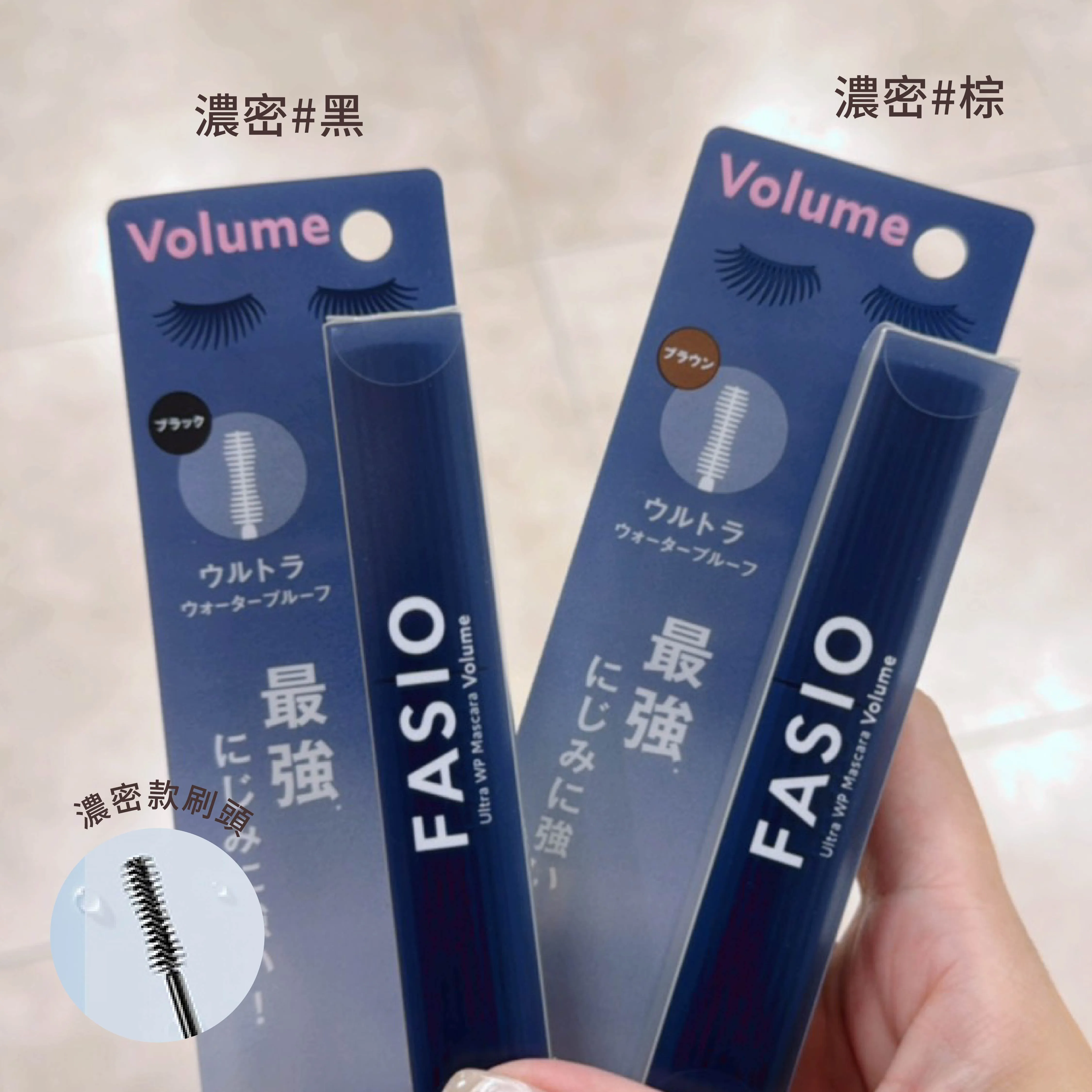  日本 FASIO 持久防暈染睫毛膏 
