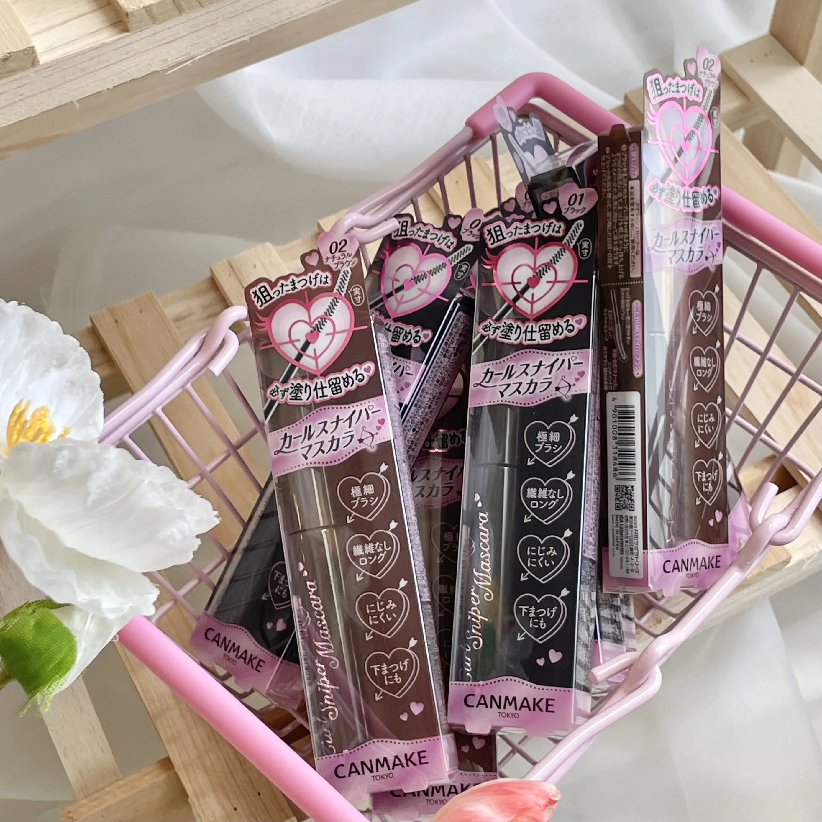 日本 Canmake 極細刷頭睫毛膏 