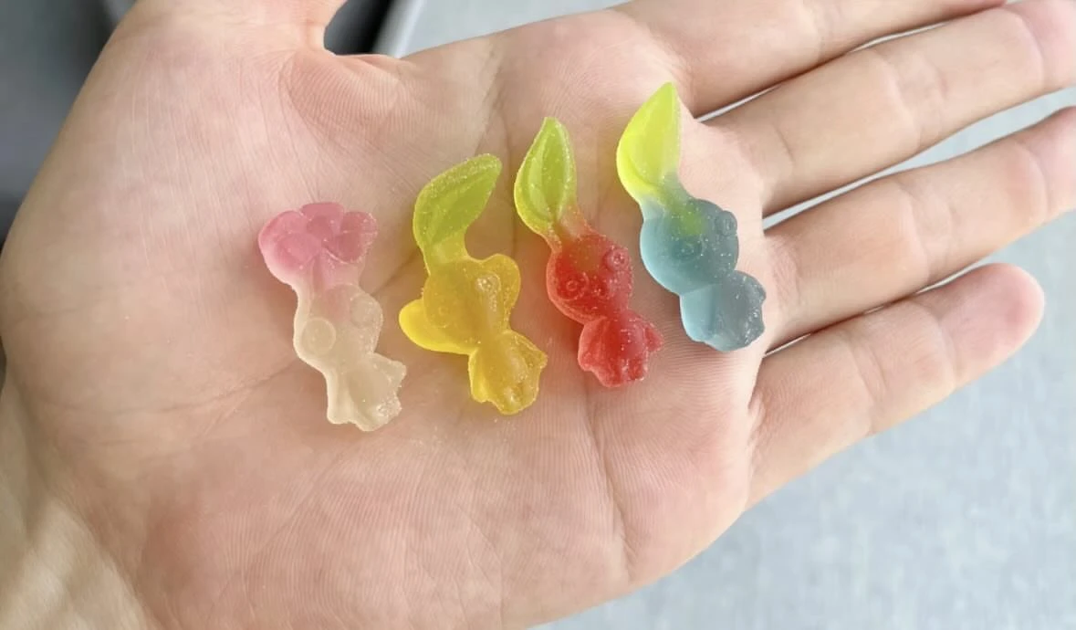 日本 皮克敏 人氣角色造型軟糖 4連包