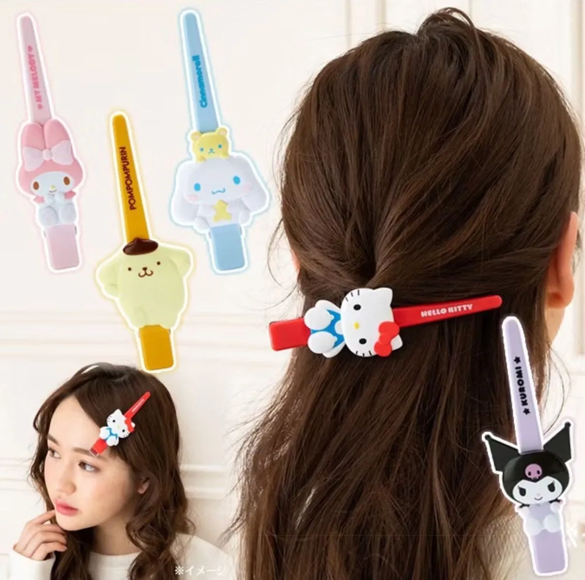 日本 三麗鷗長型髮夾