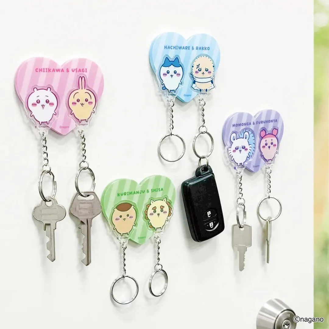 日本 吉伊卡哇 鑰匙圈組合