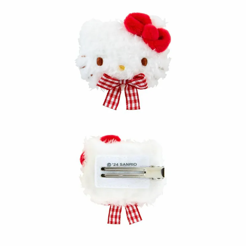 日本 Sanrio 三麗鷗 絨毛造型髮夾