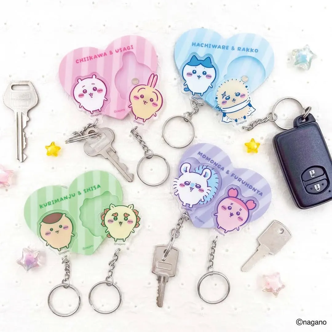 日本 吉伊卡哇 鑰匙圈組合
