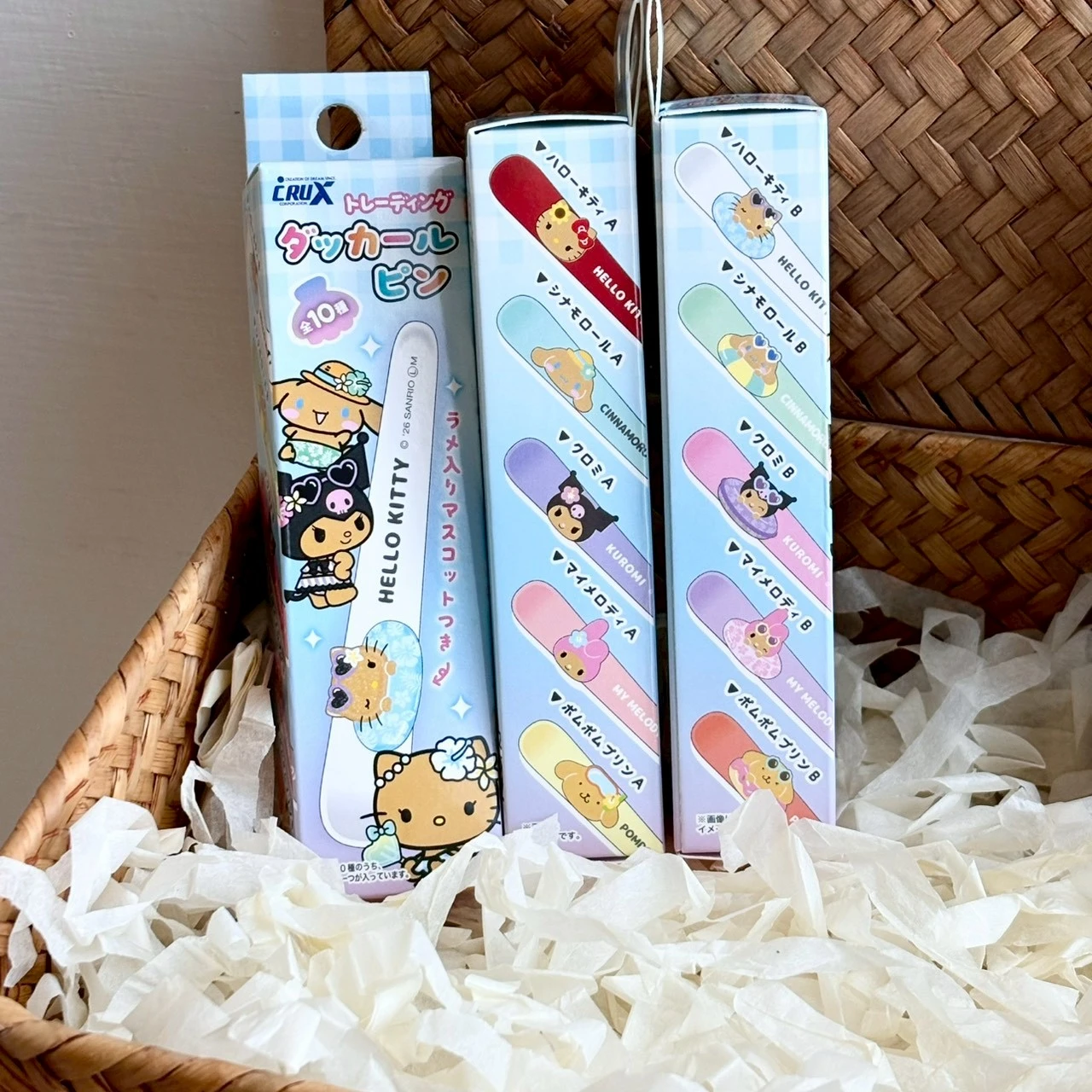 日本 三麗鷗 曬黑系列 髮夾盲盒