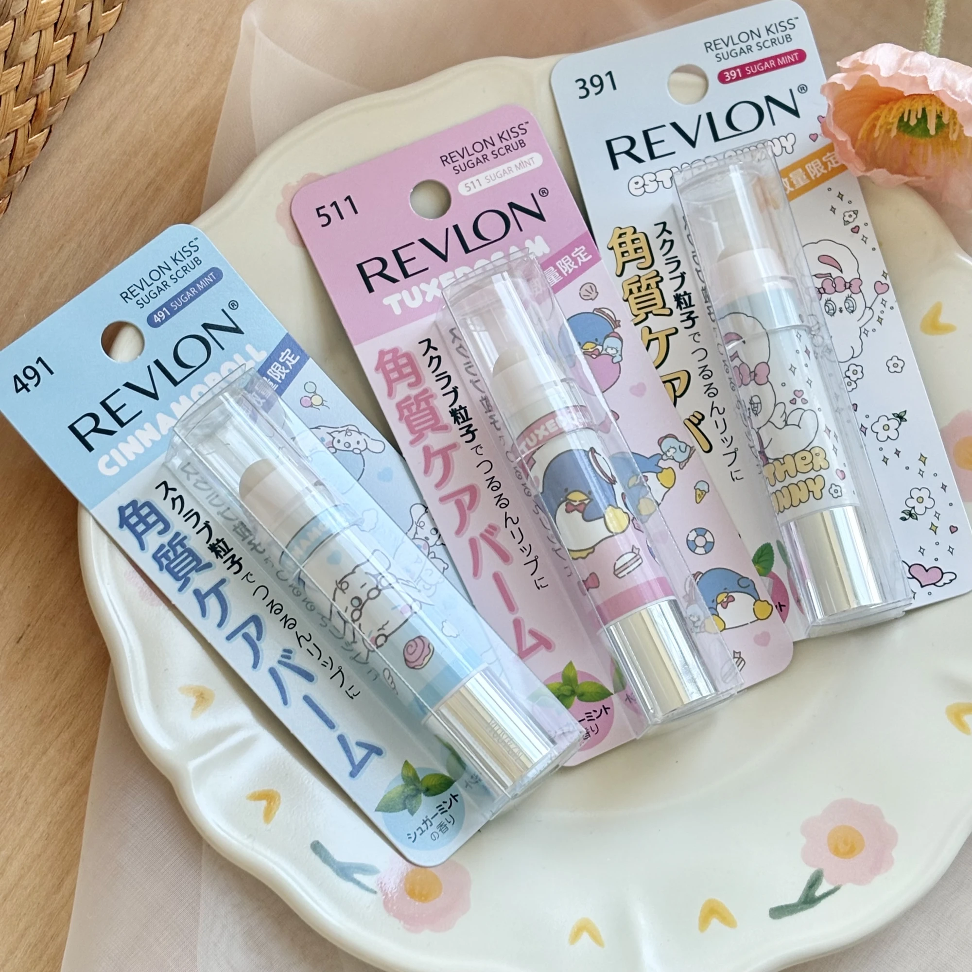 日本 Revlon 唇部去角質 三麗鷗 Bunny兔
