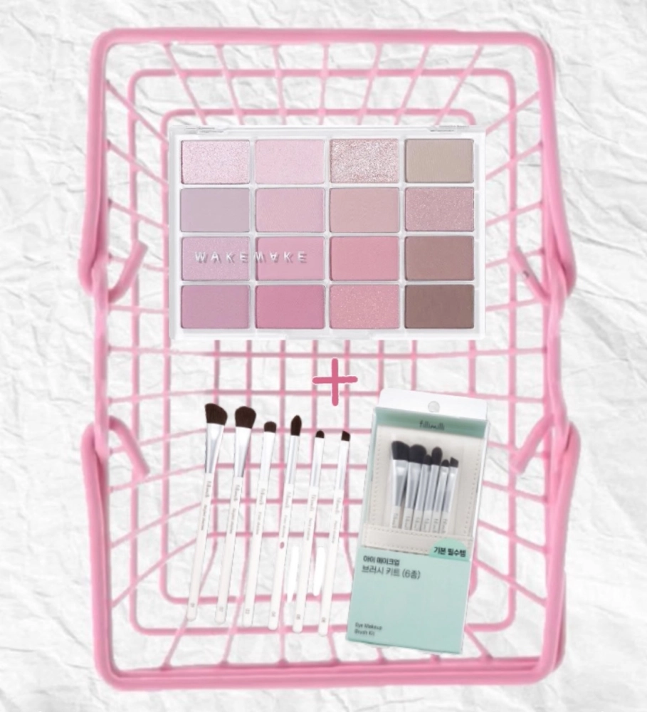 韓國 Wakemake 眼影 x fillimilli 眼部刷具組