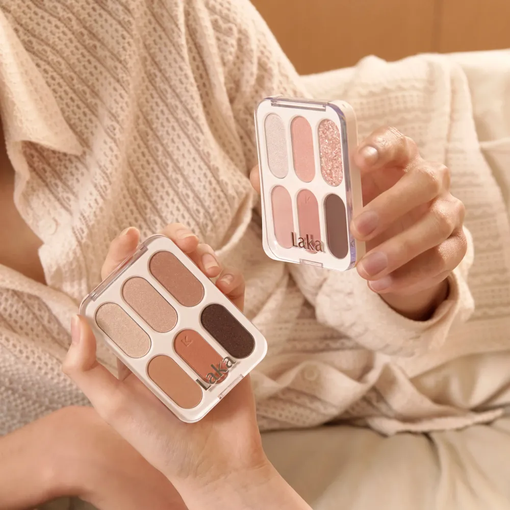 韓國 Laka 六色眼影盤
