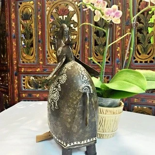 印度 鍛鐵手工彩繪 歡喜象