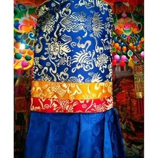 西藏【藏式五彩經筒勝利幢】 吉祥幢幡五彩掛飾(蓬勃發展 事業成功 )一對計價 (兩款可選)