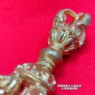 西藏【西藏桑耶寺加持開光金剛杵】 如我蓮師法相前開光 修持息增懷誅 穩定內在力量 (贈蓮師伏魔印金剛帶)
