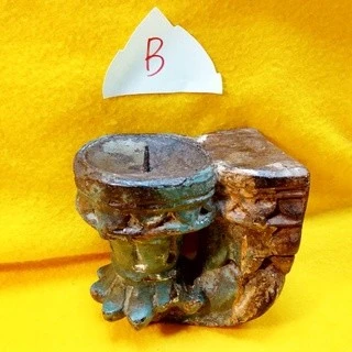 印度古件築 古藏老件藝術 手工雕刻 老木燭台 燭座/居家 餐廳 咖啡廳 擺設/藝品收藏/建材元素