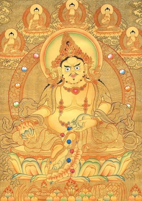 【西藏楚布寺藏香】<楚布寺妙香財神香(黃財神一級香)> (精緻黃盒裝)