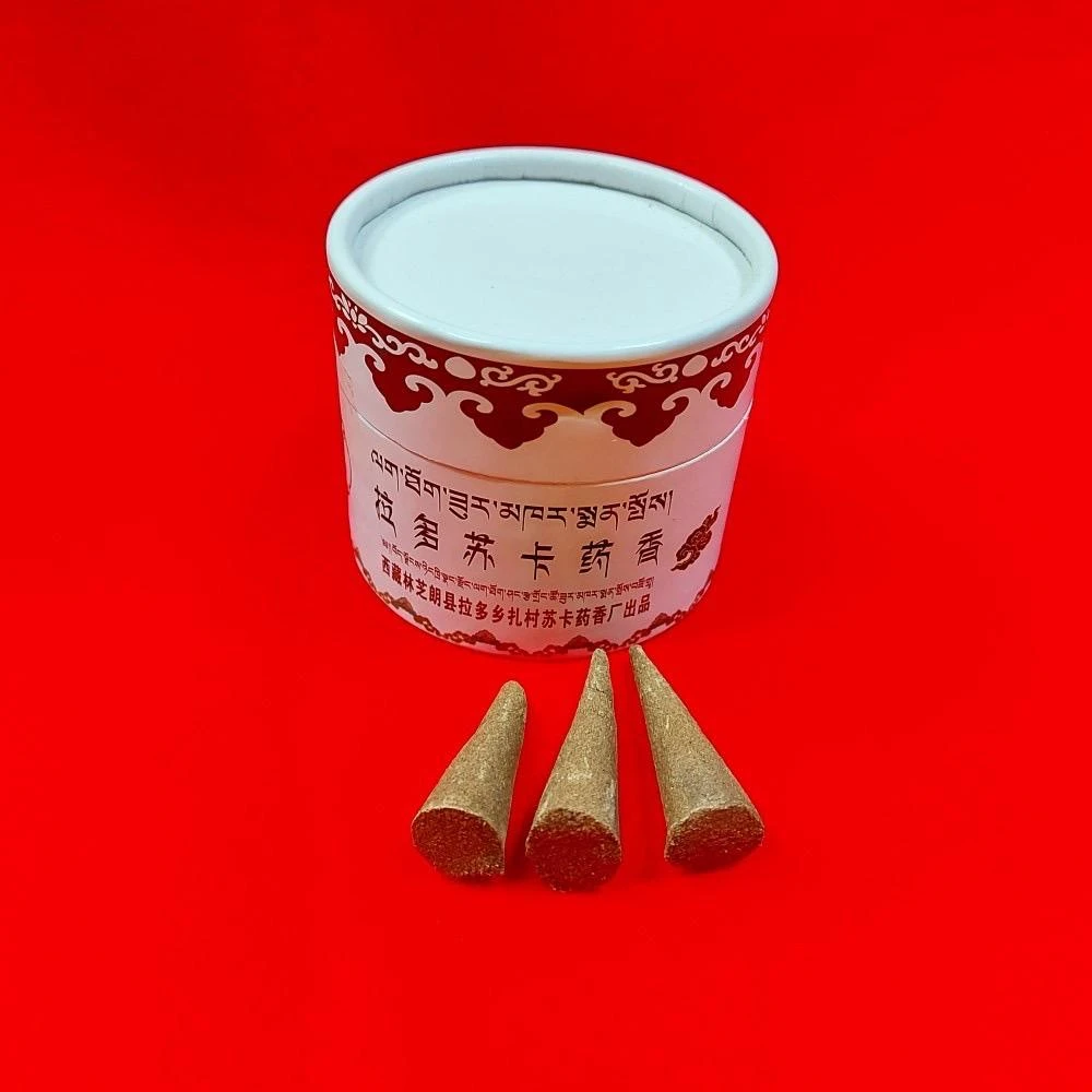 西藏【林芝朗縣 拉多蘇卡】特級藏藥塔香(西藏古老藏醫南派的傳承藏香)顏色隨機出貨