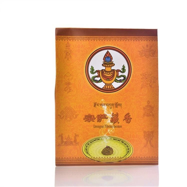 德格【宗薩黃包藏香粉】 供養土地家宅安康 安定身心健康 豐富資糧的薰香供粉
