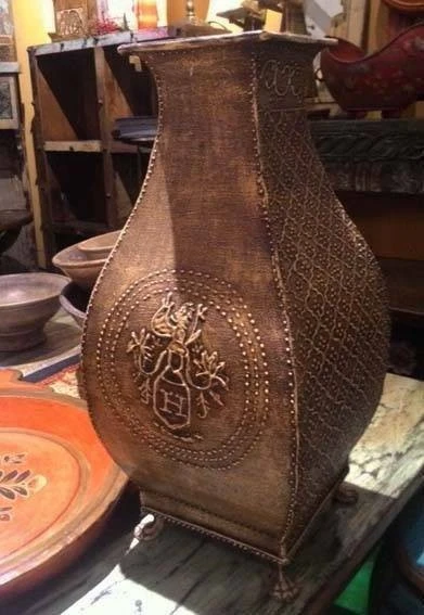 手繪鍛鐵造型花器