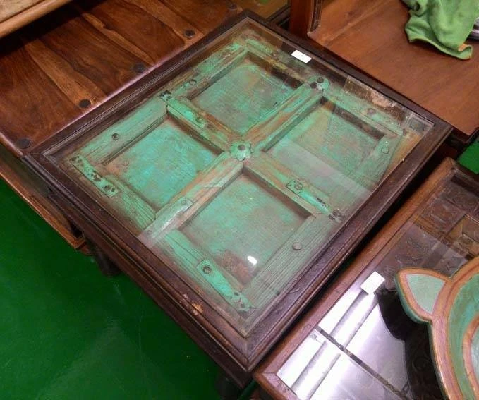 原木老門小邊桌
