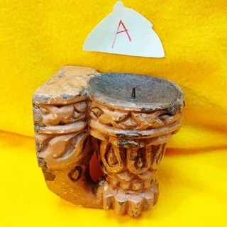 印度古件築 古藏老件藝術 手工雕刻 老木燭台 燭座/居家 餐廳 咖啡廳 擺設/藝品收藏/建材元素