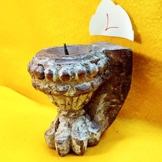 印度古件築 古藏老件藝術 手工雕刻 老實木燭台 燭座/居家 餐廳 咖啡廳 擺設/建材元素L-P