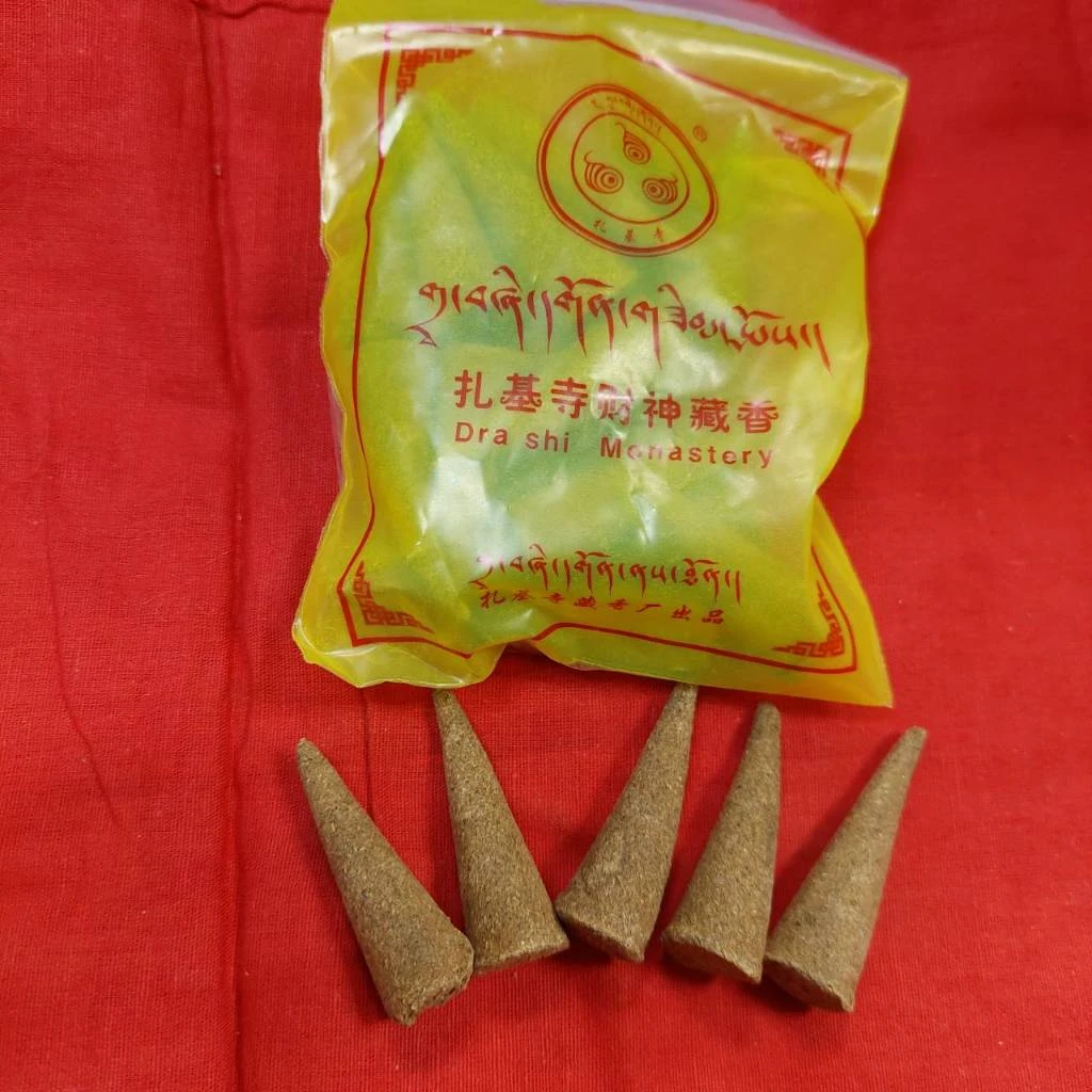 西藏 財神廟 札基寺 札基拉姆財神 鉤財塔香~香味獨特 妙用神奇
