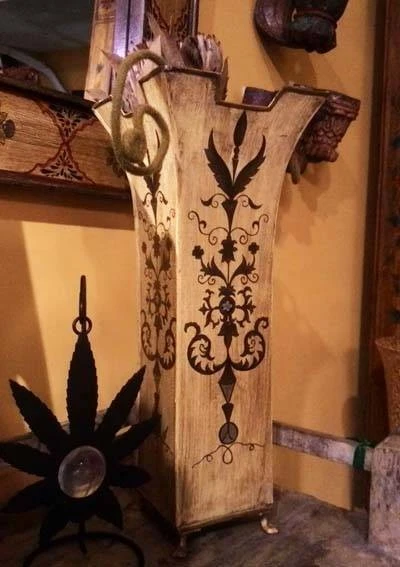 手繪鍛鐵造型花器