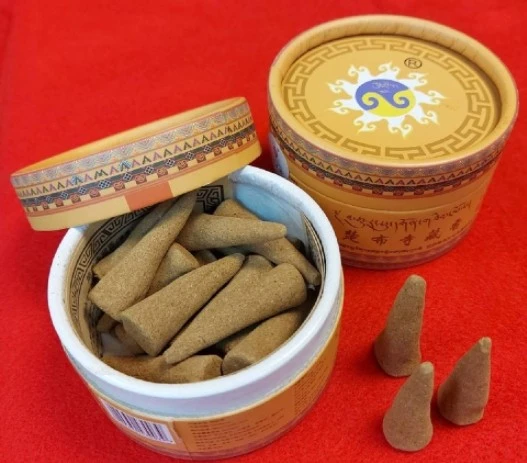 【西藏楚布寺藏香】<楚布寺藏塔香> (雅致黃盒)