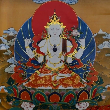 西藏【西藏直貢噶舉派】 西方三怙主殿吉祥供香(吉祥喜樂~使神愉悅)